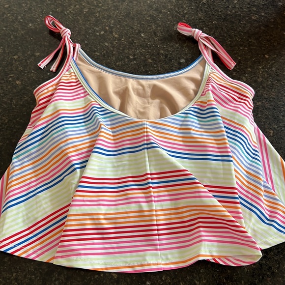 Kortni Jeane Swing Top, Small Stripes, M - Picture 5 of 5